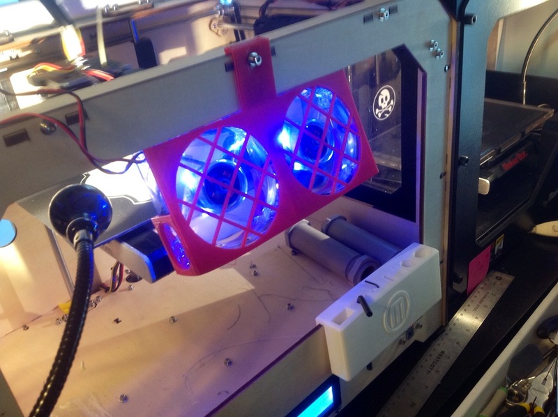 Fan mounts for Flashforge, CTC & Makerbots