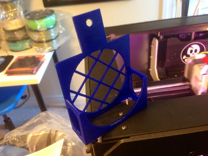 Fan mounts for Flashforge, CTC & Makerbots 3D Print 22287