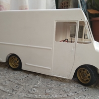 RC truck body delivery 1 10 scale 3D print model - Thumbnail 5