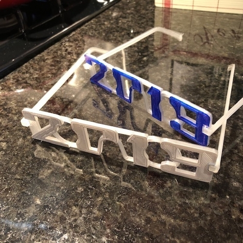 New Years 2019 Glasses 3D Print 222917