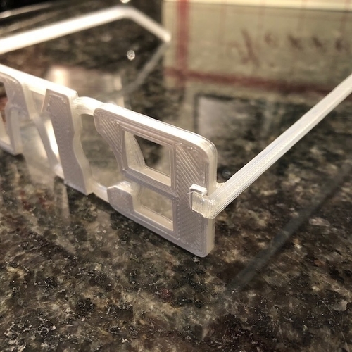 New Years 2019 Glasses 3D Print 222918