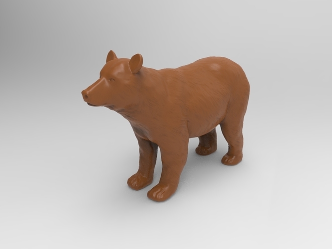 Brown Bear 3D Print 222934