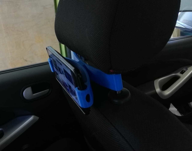 Car Headrest Cell Phone Holder  3D Print 222998