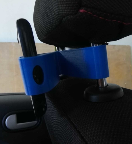 Car Headrest Cell Phone Holder  3D Print 223000