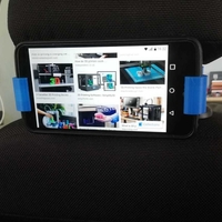 Small Car Headrest Cell Phone Holder  3D Printing 223001