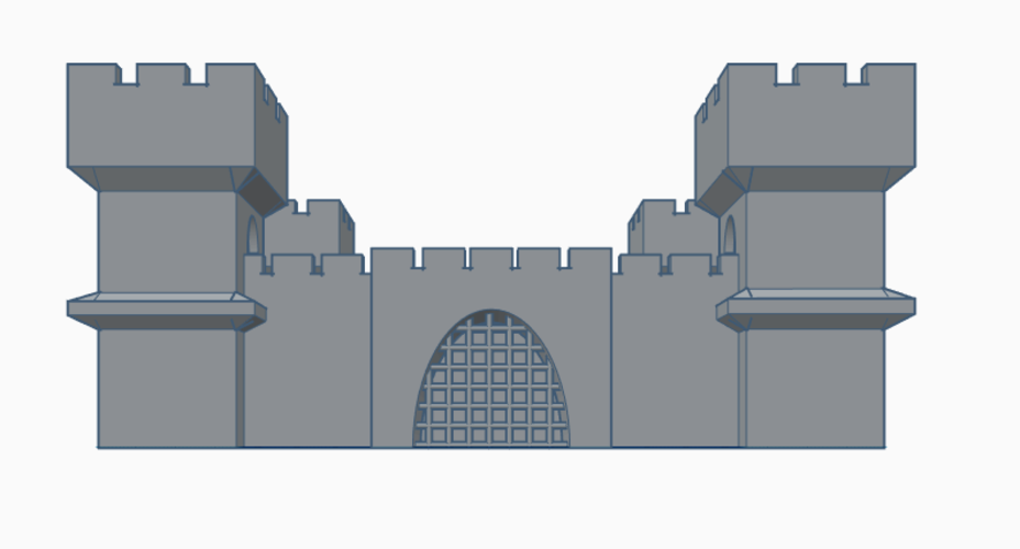 3D Printed castle by william lawson | Pinshape
