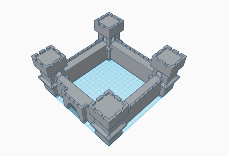 castle 3D Print 223009