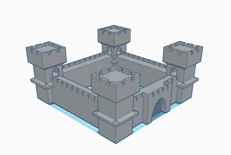 castle 3D Print 223011