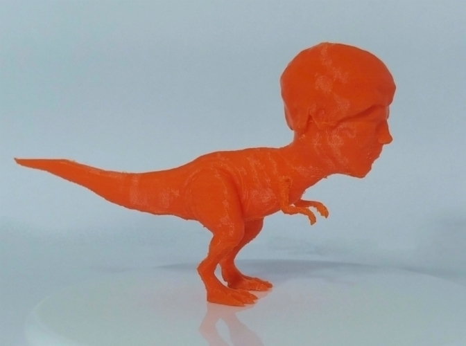 Tyrannosaurus Rex With Benedict Cumberbatch's Head 3D Print 223024