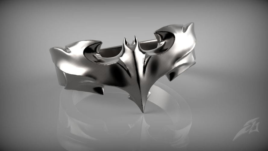 Dark Knight Ring 3D Print 223035