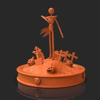 Small Jack Skelligton 3D Printing 223088
