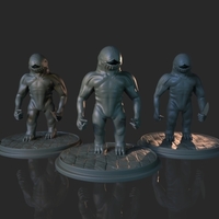 Small Grey Children 3D Printing 223140