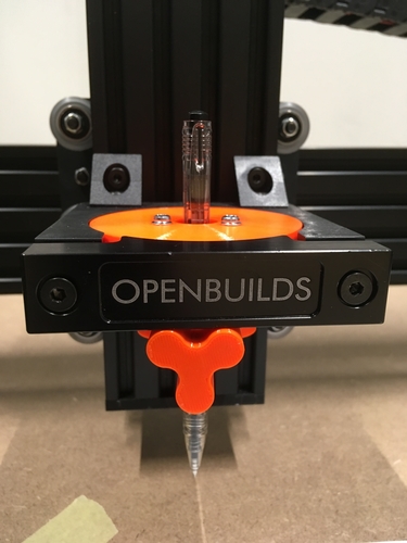 Penchuck - Simple, Stupid pen holder for Ooznest Workbee CNC 3D Print 223160