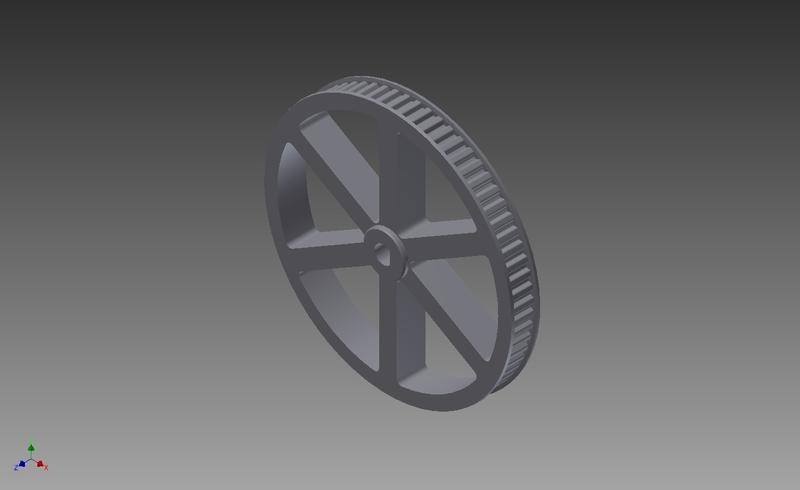 Timing belt pulleyes XL037