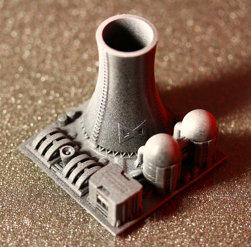 Nuclear power plant - Building 3D Print 223201