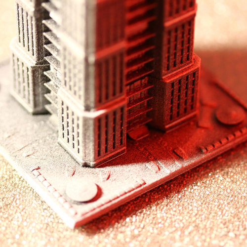 Skyscraper building for game like Monsterpocalypse 3D Print 223208