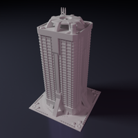 Apartment block building for games like Monsterpocalypse - Thumbnail 1
