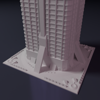 Apartment block building for games like Monsterpocalypse - Thumbnail 2
