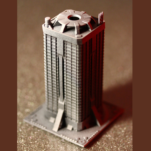 Apartment block building for games like Monsterpocalypse 3D Print 223218