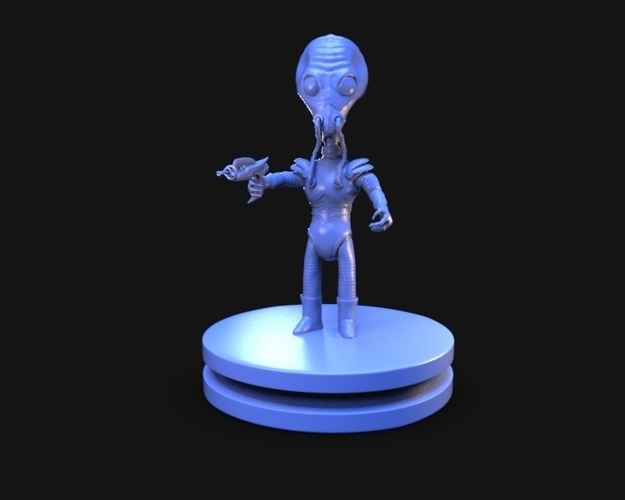 Retro Alien 1950s 3D Print 223259