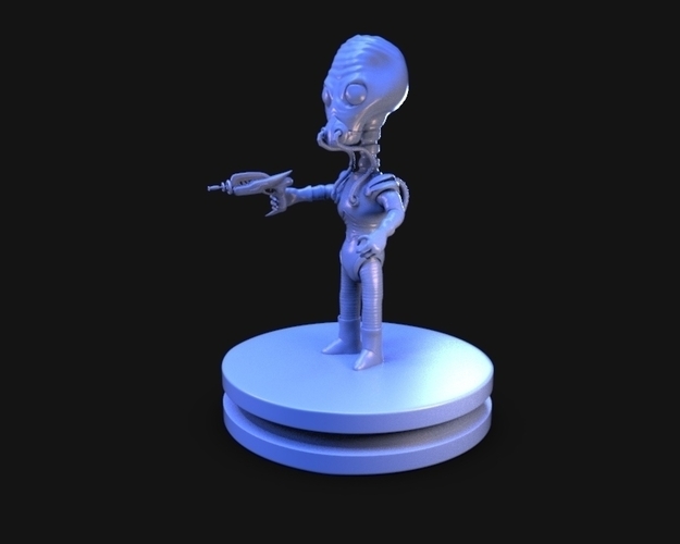 Retro Alien 1950s 3D Print 223260