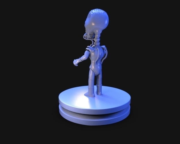 Retro Alien 1950s 3D Print 223262