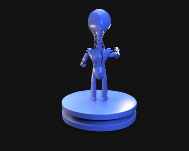 Retro Alien 1950s 3D Print 223263