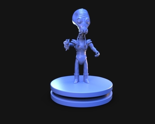 Retro Alien 1950s 3D Print 223267