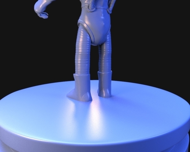 Retro Alien 1950s 3D Print 223272