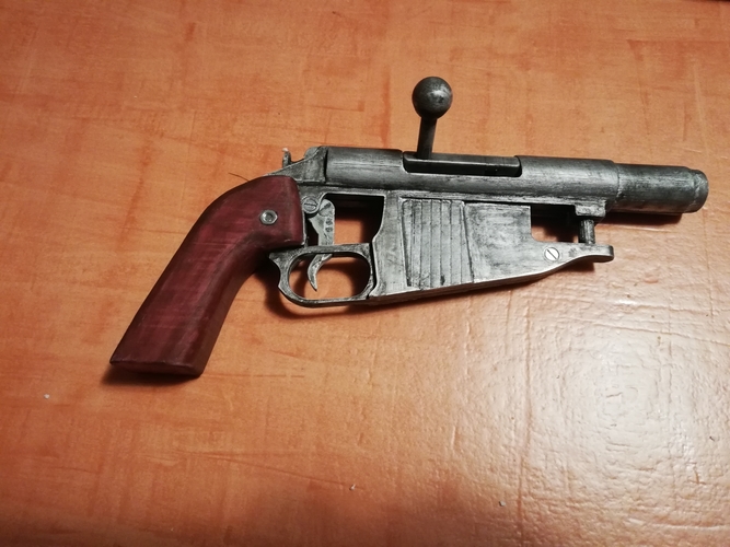 Obrez Pistol  (working!!) 3D Print 223326