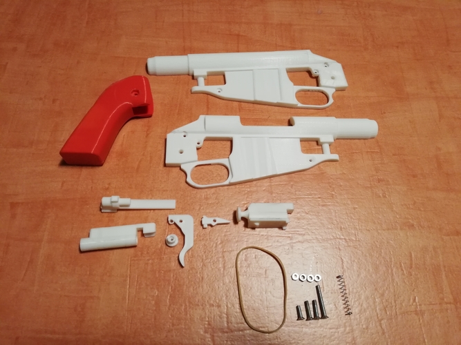 Obrez Pistol  (working!!) 3D Print 223328