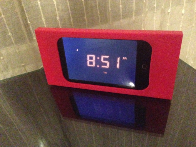 iPhone3 bedside alarm clock 3D Print 22333