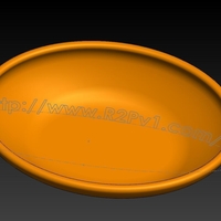 Small Childs OvalBowl1 3D Printing 223352