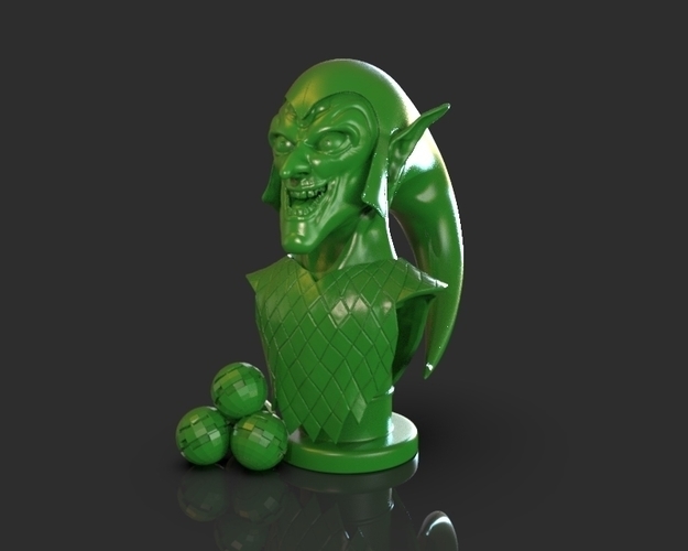 Green Goblin Bust 3D Print 223354