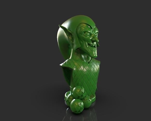Green Goblin Bust 3D Print 223362