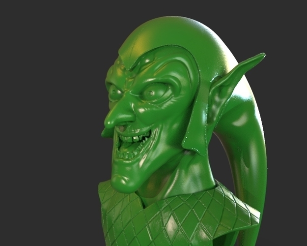 Green Goblin Bust 3D Print 223364