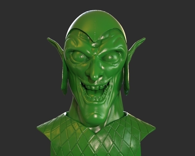 Green Goblin Bust 3D Print 223365