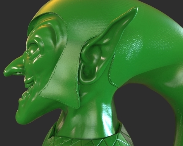Green Goblin Bust 3D Print 223371