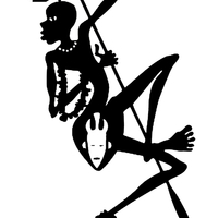 AFRICAN FOLKLORE WALL DECORATION - Thumbnail 1