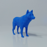 Low Poly Wolf - Thumbnail 2