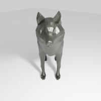 Low Poly Wolf - Thumbnail 5