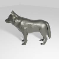 Low Poly Wolf - Thumbnail 6