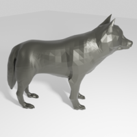 Low Poly Wolf - Thumbnail 8