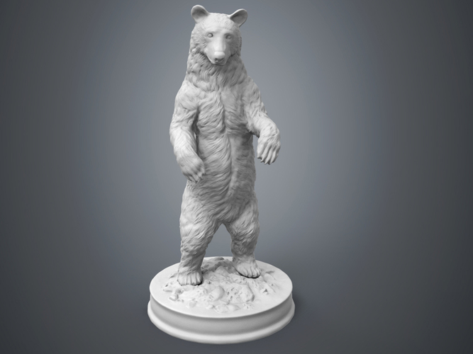 Black Bear Sculpture 3D Print 223599