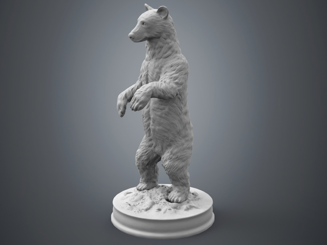 Black Bear Sculpture 3D Print 223603