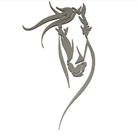 Horse head portrait for wall decoration  - Thumbnail 2