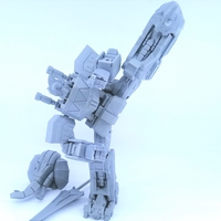 ARTICULATED POWER ROBOT NOT DINO MEGAZORD NO SUPPORT - Thumbnail 7