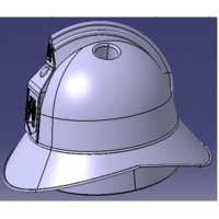 Small French fireman helmet 1895 3D Printing 223934