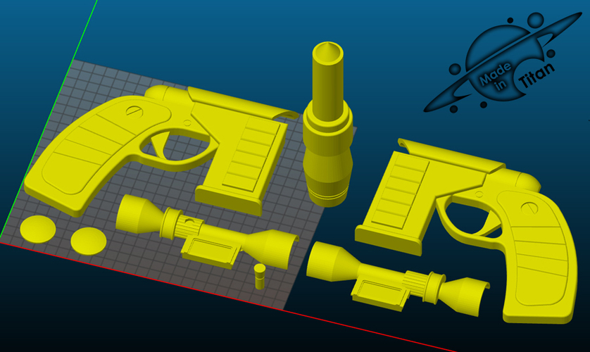 Star Wars - Hondo's Blaster - FOR COSPLAY 3D Print 224113
