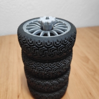 Small Wheel stand 3D Printing 224443